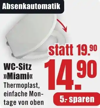 B1 Discount Baumarkt WC-Sitz Miami Angebot