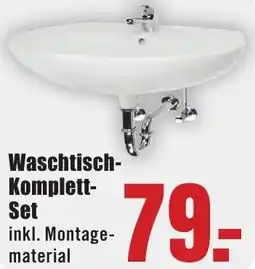 B1 Discount Baumarkt Waschtisch Komplett Set Angebot