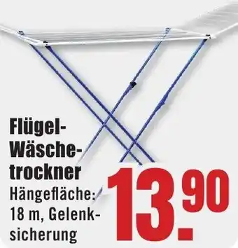 B1 Discount Baumarkt Flügel Wäschetrockner Angebot