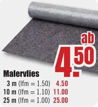 B1 Discount Baumarkt Malervlies Angebot