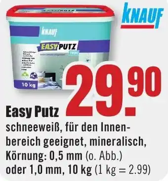 B1 Discount Baumarkt KNAUF Easy Putz Angebot