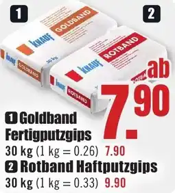 B1 Discount Baumarkt KNAUF Goldband Fertigputzgips Angebot