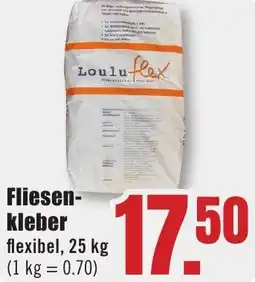 B1 Discount Baumarkt Fliesenkleber Angebot