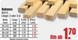 B1 Discount Baumarkt Rahmen Angebot