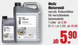 B1 Discount Baumarkt Meilz Motorenöl Angebot