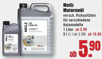 B1 Discount Baumarkt Meilz Motorenöl Angebot