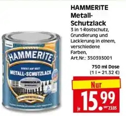 Edeka Herkules HAMMERITE Metall- Schutzlack Angebot