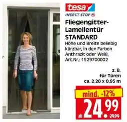 Edeka Herkules tesa Fliegengitter- Lamellentür STANDARD Angebot