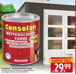 Edeka Herkules Consolan Wetterschutz-Farbe Angebot