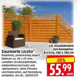 Edeka Herkules Zaunserie Licata Angebot