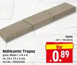 Edeka Herkules Mähkante Trapez Angebot