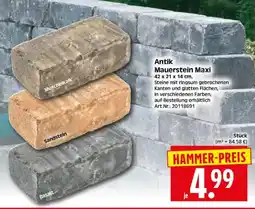 Edeka Herkules Antik Mauerstein Maxi Angebot