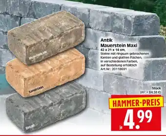 Edeka Herkules Antik Mauerstein Maxi Angebot