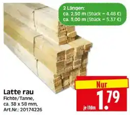 Edeka Herkules Latte rau Angebot