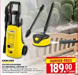 Edeka Herkules KÄRCHER Hochdruckreiniger K4 UNIVERSAL EDITION T5 Angebot