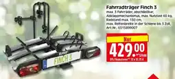 Edeka Herkules EUFAB Fahrradträger Finch 3 Angebot
