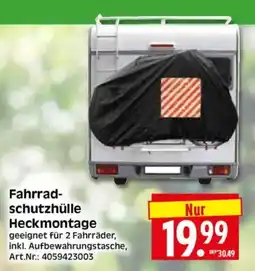 Edeka Herkules Fahrrad- schutzhülle Heckmontage Angebot