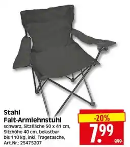 Edeka Herkules Stahl Falt-Armlehnstuhl Angebot