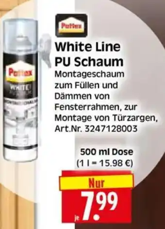 Edeka Herkules Pattex White Line PU Schaum Angebot