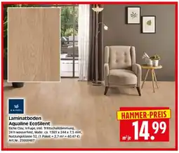 Edeka Herkules KAINDL Laminatboden Aqualine EcoSilent Angebot