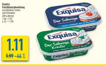 diska Exquisa Frischkäsezubereitung Angebot
