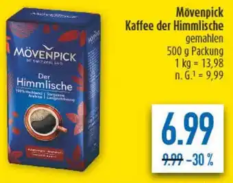 diska Mövenpick Kaffee der Himmlische Angebot