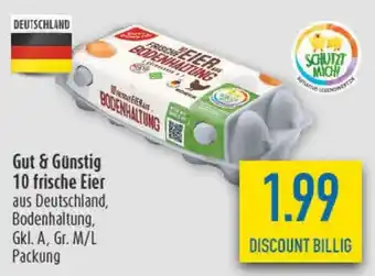 diska Gut & Günstig 10 frische Eier Angebot
