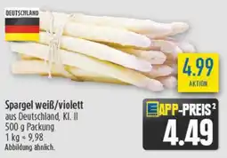 diska Spargel weiß/violett Angebot