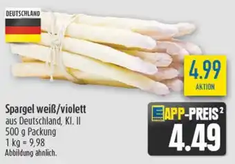 diska Spargel weiß/violett Angebot