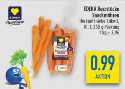 diska EDEKA Herzstücke Snackmöhren Angebot