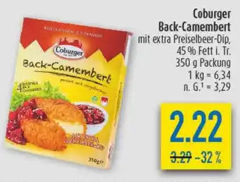 diska Coburger Back-Camembert Angebot