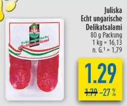 diska Juliska Echt ungarische Delikatsalami Angebot