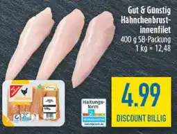 diska Gut & Günstig Hähnchenbrustinnenfilet Angebot