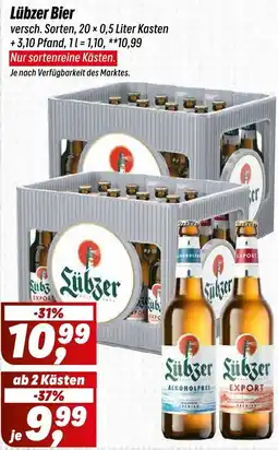 Simmel Lübzer Bier Angebot