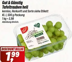 Simmel Gut & Günstig Tafeltrauben hell Angebot