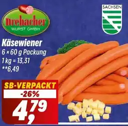 Simmel Drebacher Käsewiener Angebot
