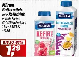 Simmel Milram Buttermilch oder Kefirdrink Angebot