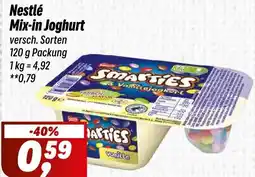 Simmel Nestlé Mix-in Joghurt Angebot