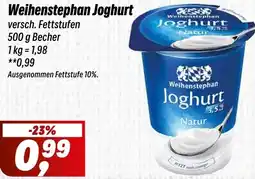 Simmel Weihenstephan Joghurt Angebot