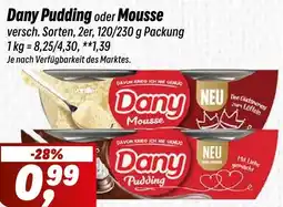 Simmel Dany Pudding oder Mousse Angebot