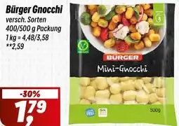 Simmel Bürger Gnocchi Angebot