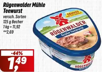 Simmel Rügenwalder Mühle Teewurst Angebot