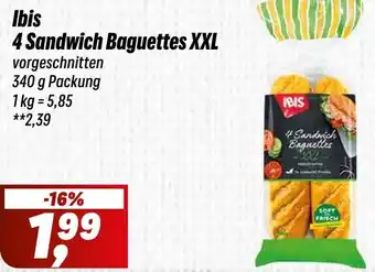 Simmel Ibis 4 Sandwich Baguettes XXL Angebot