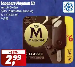 Simmel Langnese Magnum Eis Angebot