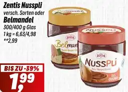 Simmel Zentis Nusspli oder Belmandel Angebot
