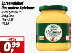 Simmel Spreewaldhof Das andere Apfelmus Angebot