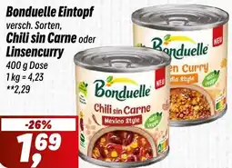 Simmel Bonduelle Eintopf, Chili sin Carne oder Linsencurry Angebot