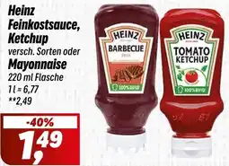 Simmel Heinz Feinkostsauce, Ketchup oder Mayonnaise Angebot