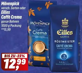 Simmel Mövenpick oder Eilles Caffè Crema Angebot