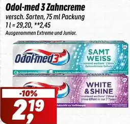Simmel Odol-med 3 Zahncreme Angebot